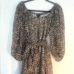 Off the shoulder mini dress